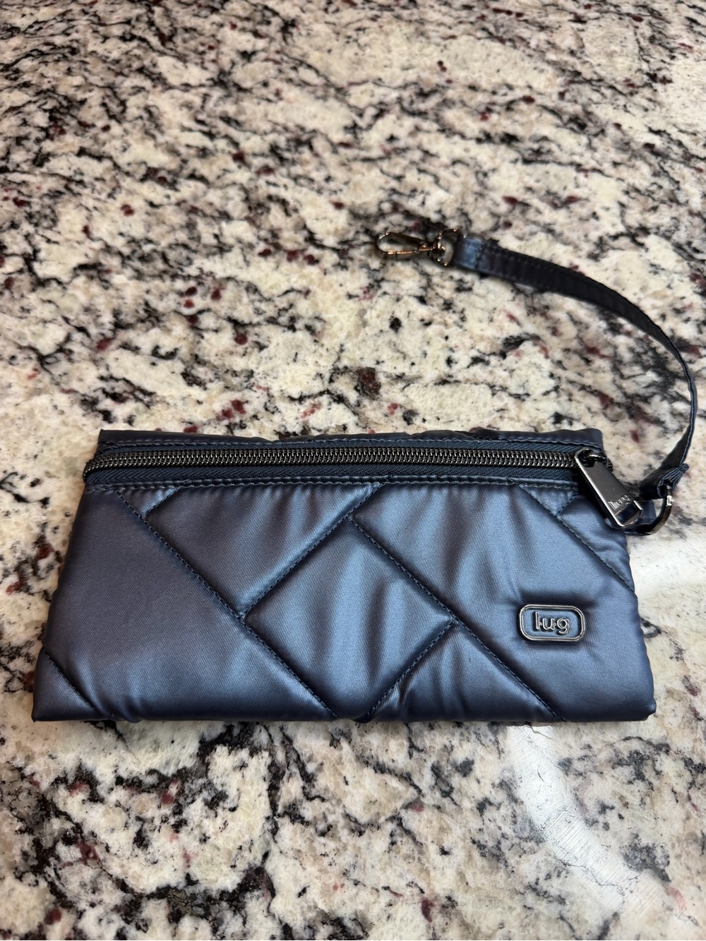 Lug NWOT Sway Quilted Wristlet Pouch in Blue